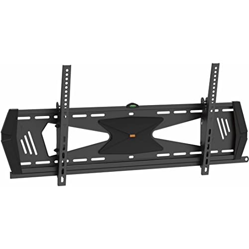 StarTech.com Low Profile TV Wall Mount - Tilting - Anti Theft - Flat Screen TV Wall Mount for 37" to 75" TVs - VESA Wall Mount (FPWTLTBAT) - Mounting kit (wall plate, 2 bracket adapter, mounting bar, 2 decorative covers) - for flat panel - plastic, steel - black - screen size: 37"-70" - wall-mountable - for P/N: HDMIPLATE