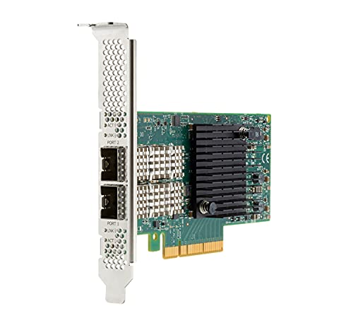 Broadcom BCM57414 - Network adapter - PCIe 3.0 x8 - Gigabit Ethernet / 10Gb Ethernet / 25Gb Ethernet SFP28 x 2 - for ProLiant DL20 Gen10, DL325 Gen10, DL360 Gen10, DL380 Gen10, ML30 Gen10, XL220n Gen10