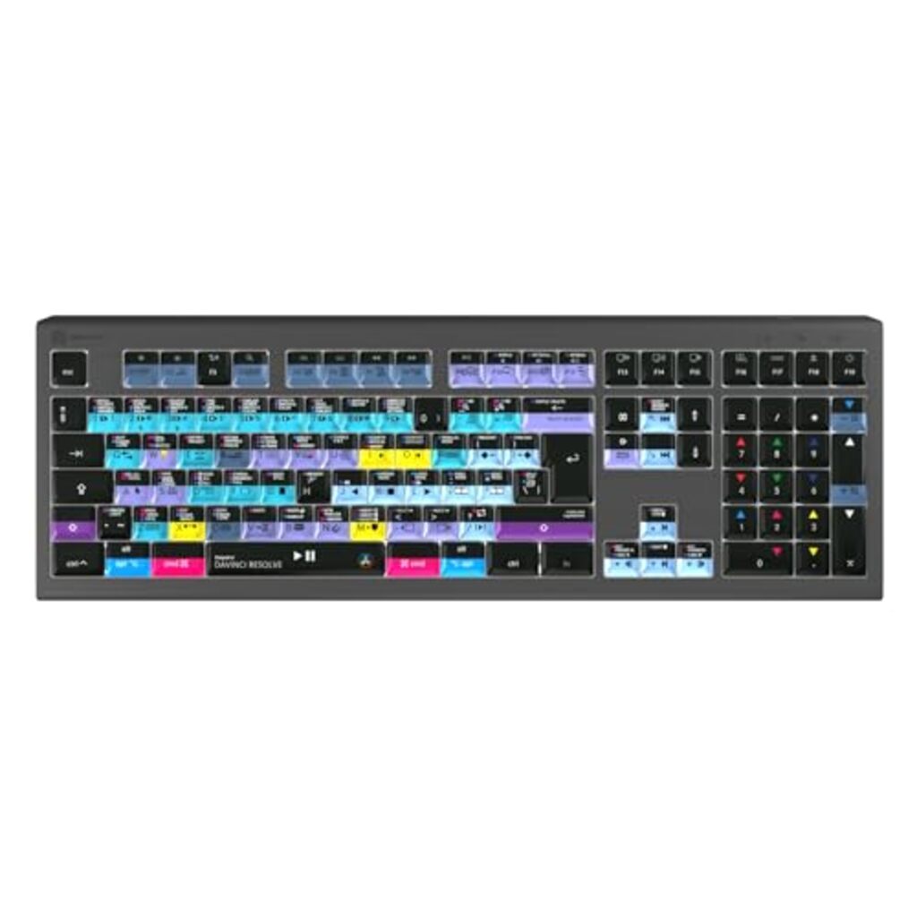 Blackmagic Design DaVinci Resolve 18.5 Mac Backlit ASTRA2 Keyboard