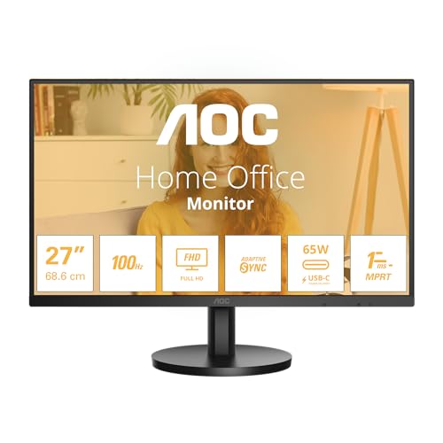 AOC Basic-Line B3 27 Inch 1920 x 1080 Pixels Full HD IPS Panel HDMI USB-C Monitor