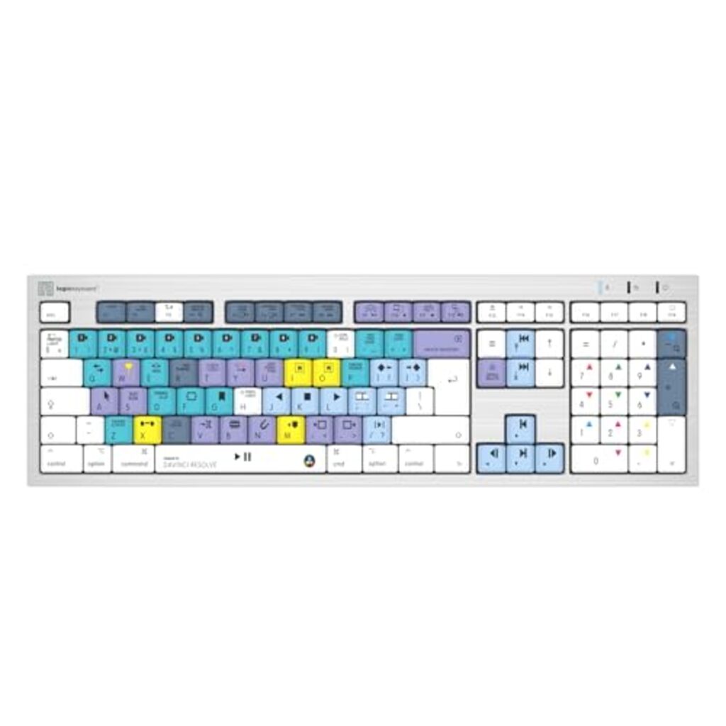 DaVinci Resolve ALBA Slimline Keyboard - Mac UK English