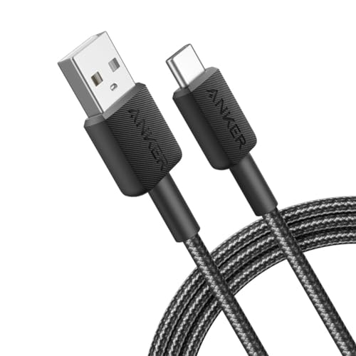322 USB-A To USB-C Cable (3ft Braided)