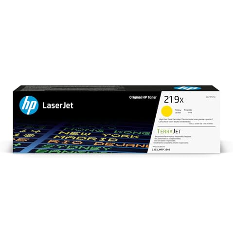 HP 219X - High Yield - yellow - original - LaserJet - toner cartridge (W2192X) - for P/N: 499Q6F#B19, 499Q8F#B19