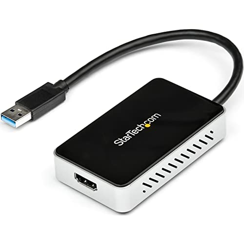 StarTech.com USB 3.0 to HDMI & DVI Adapter with 1x USB Port - External Video & Graphics Card Adapter - Dual Monitor Hub - Supports Windows (USB32HDEH) - Docking station - USB 3.0 - HDMI - TAA Compliant - for P/N: HDDVIMM3, HDMM12, HDMM15, HDMM1MP, HDMM2MP, HDMM3, HDMM3MP, HDMM50A, HDMM6, HDPMM50