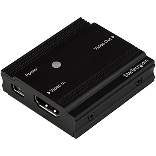 StarTech.com 115 ft. (35 m) 4K HDMI Extender - HDMI Extender - Up To 4K60 - Amplifier/Booster - HDMI to HDMI Booster (HDBOOST4K) - Video/audio extender - HDMI - up to 35 m