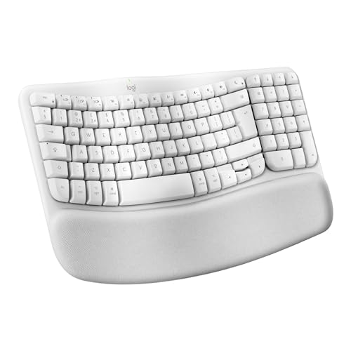 Wave Keys wless ergo keyboard WHITE-UK
