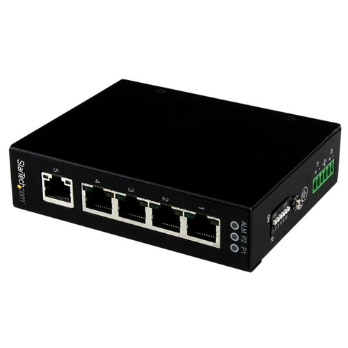 StarTech.com IES51000 network switch Gigabit Ethernet (10/100/1000) Black