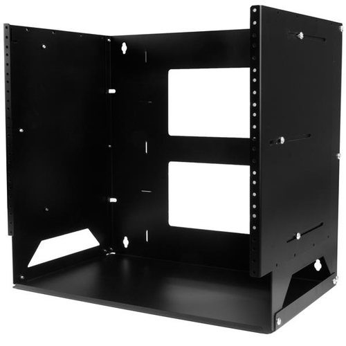 StarTech.com WALLSHELF8U rack cabinet Wall mounted rack Black