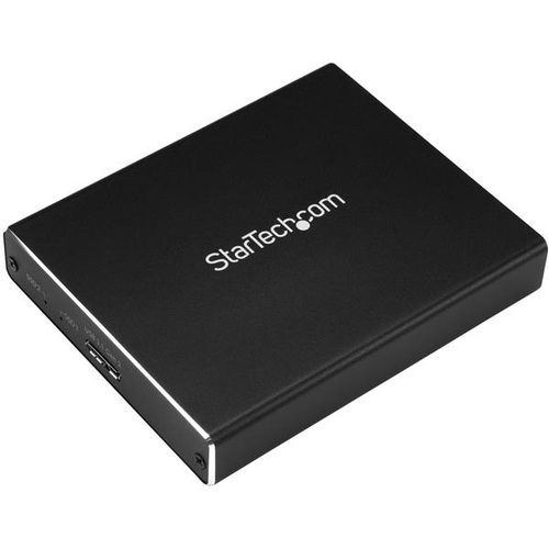 StarTech.com SM22BU31C3R storage drive enclosure SSD enclosure Black