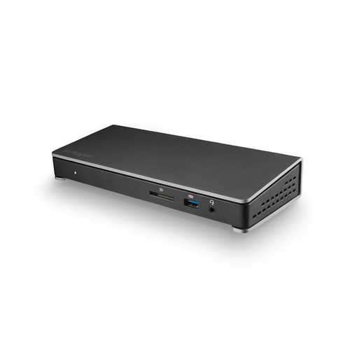 StarTech.com TB3DOCK2DPPU laptop dock/port replicator Wired USB 3.2 Gen 1 (3.1 Gen 1) Type-C Black