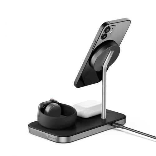 ALOGIC MSP31CS15W mobile device charger Headset, Smartphone, Smartwatch Black USB Wireless charging
