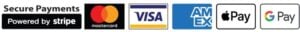Secure Payments powered by stripe