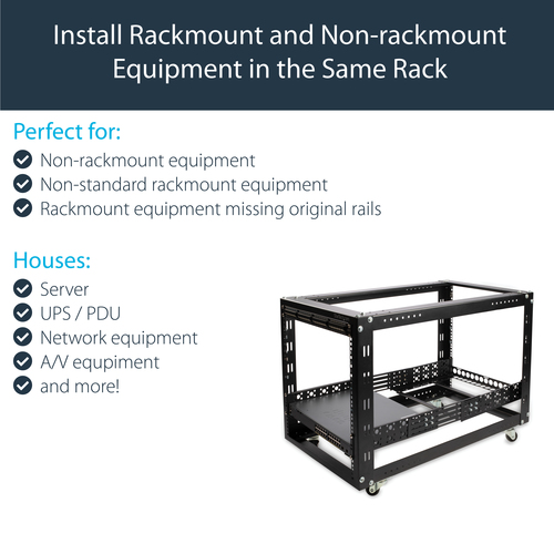 StarTech.com UNIRAILS2U rack accessory Rack rail - Image 5