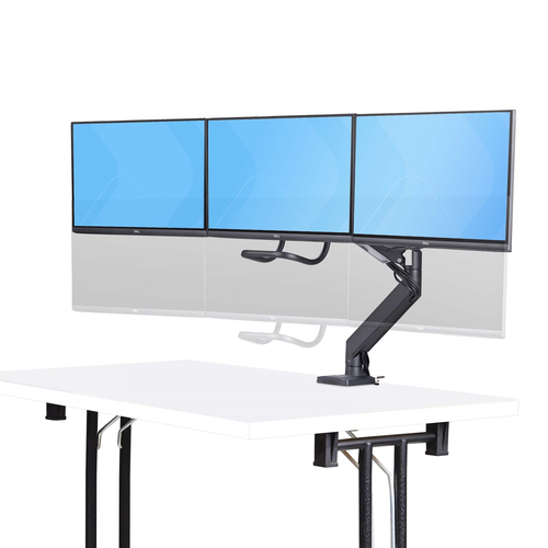 StarTech.com 3M1A3SG-MONITOR-ARM monitor mount / stand 68.6 cm (27") Black, Silver - Image 5