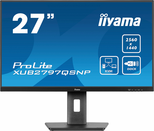 iiyama ProLite XUB2797QSNP-B1 computer monitor 68.6 cm (27") 2560 x 1440 pixels Wide Quad HD LED