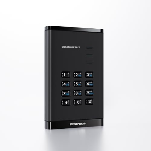diskAshur3 SSD 256-bit 8TB - Black