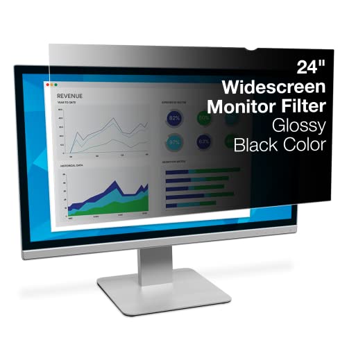 3M PF24.0W 24.0" Widescreen (16:10) Desktop Monitor Privacy Filter Frameless 98044054181
