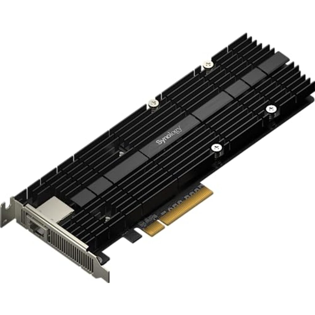 Synology E10M20-T1 - Network adapter - PCIe 3.0 x8 low profile - 10Gb Ethernet x 1 - for Synology RS820, SA3400, SA3600, Disk Station DS1618, DS1819, DS2419, RackStation RS820