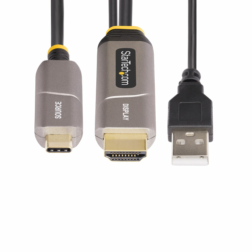 StarTech.com 146B-USBC-HDMI4K-AOC video cable adapter HDMI Type A (Standard) Black - Image 6