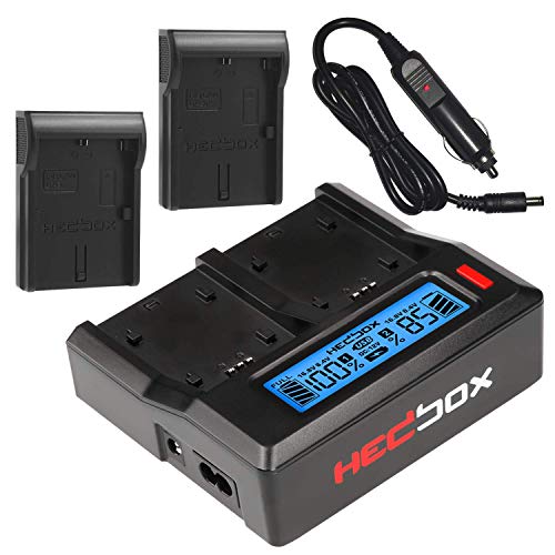 Dual Battery Charger with Battery Charger Plate - Canon: LP-E6