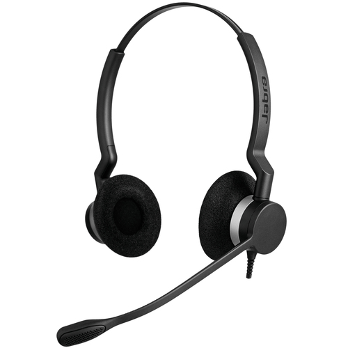 Jabra 2309-820-105 headphones/headset Wired Head-band Office/Call center Black, Silver