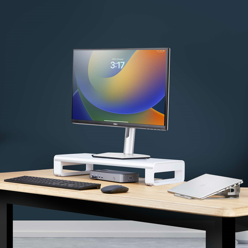 StarTech.com 1MFSW-MONITOR-RISER monitor mount / stand Silver - Image 8