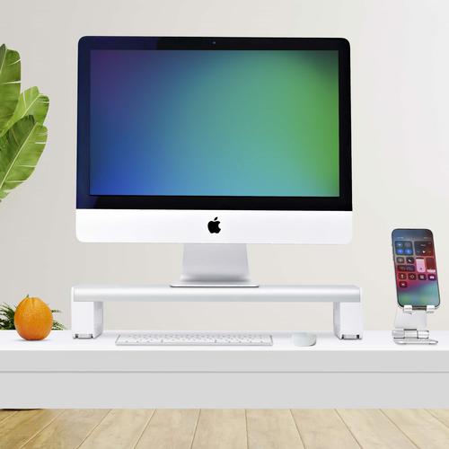 StarTech.com 1MFSW-MONITOR-RISER monitor mount / stand Silver - Image 9