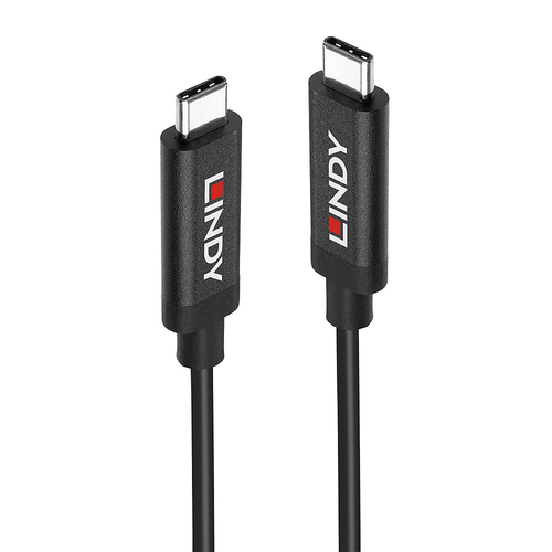 Lindy 43348 USB cable USB 3.2 Gen 2 (3.1 Gen 2) USB C Black