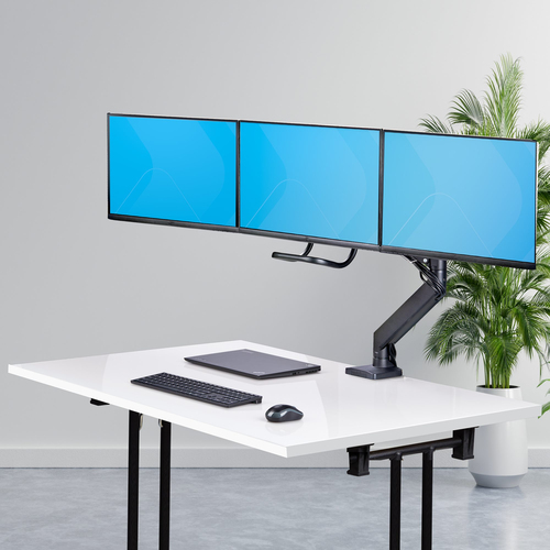 StarTech.com 3M1A3SG-MONITOR-ARM monitor mount / stand 68.6 cm (27") Black, Silver - Image 10