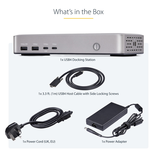 StarTech.com 155UE-USB4-DOCK laptop dock/port replicator Wired Silver - Image 9
