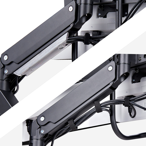 StarTech.com 3M1A3SG-MONITOR-ARM monitor mount / stand 68.6 cm (27") Black, Silver - Image 6