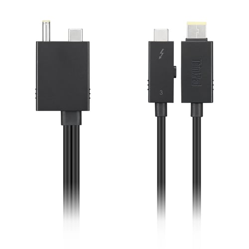Lenovo 4X91K16970 Thunderbolt cable 0.7 m 40 Gbit/s Black - Image 2