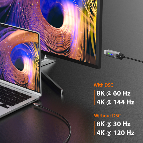 j5create JCC157 1.79 m USB Type-C Black, Grey - Image 7