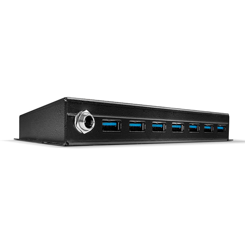 Lindy 43128 interface hub 5000 Mbit/s Black