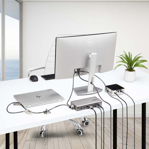 StarTech.com 3M4-DESK-LOCKING-KIT cable lock Black, Silver - Image 9