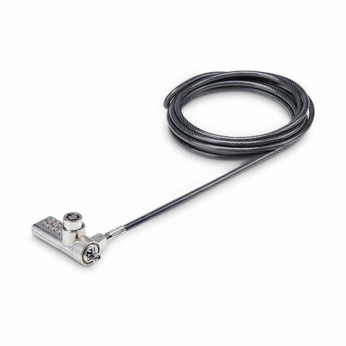 StarTech.com DUALKA10-LAPTOP-LOCK cable lock Black, Steel