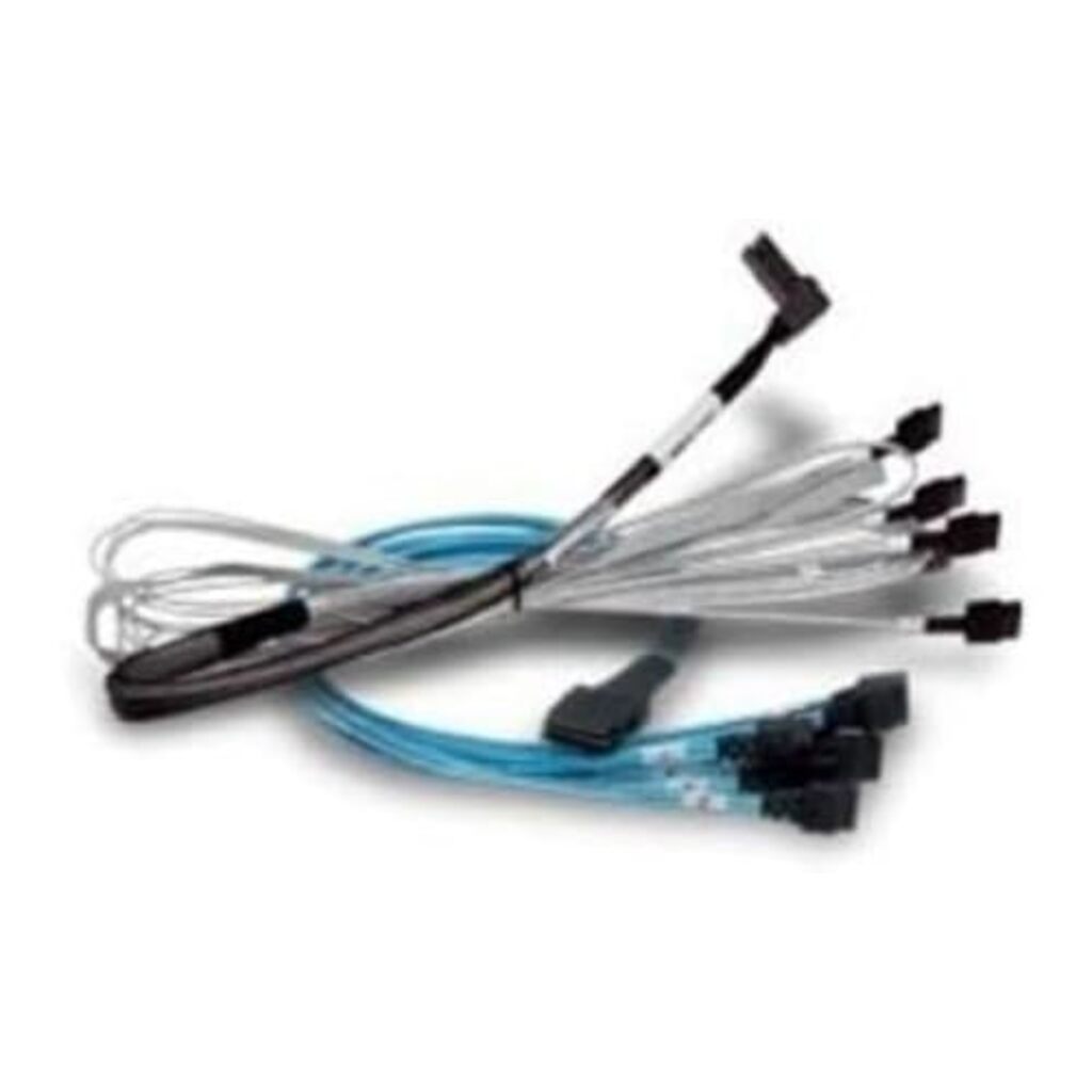 Broadcom - SAS internal cable - Slim SAS (SFF-8654) (M) to Mini SAS HD (SFF-8643) - 1 m