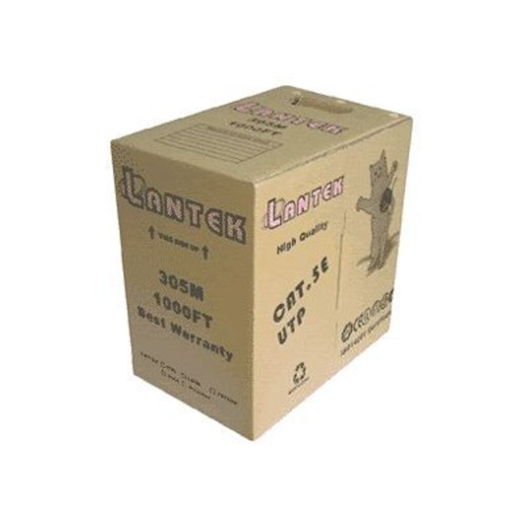 305M CAT5E SOLID UTP GREY DRUM