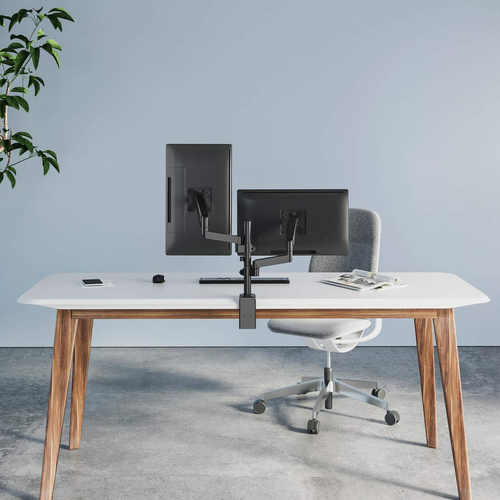 Manhattan 461597 monitor mount / stand 81.3 cm (32") Grey - Image 8