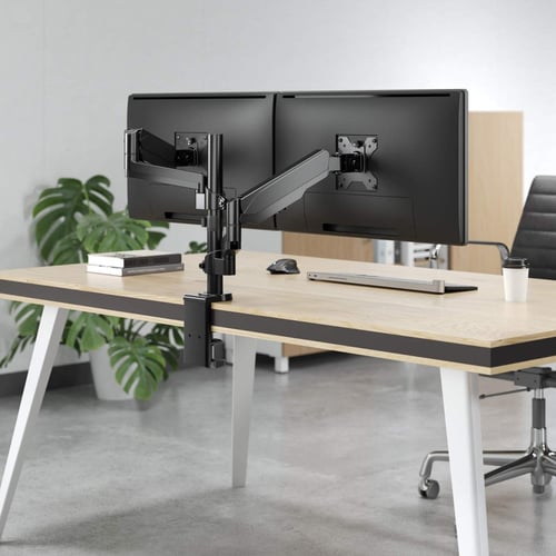 Manhattan 461597 monitor mount / stand 81.3 cm (32") Grey - Image 7