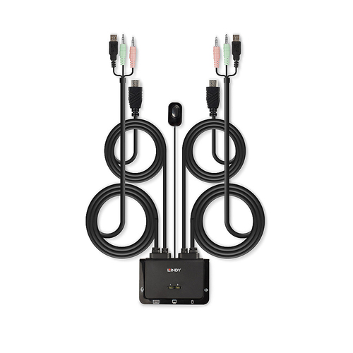 Lindy 42340 KVM switch Black - Image 3