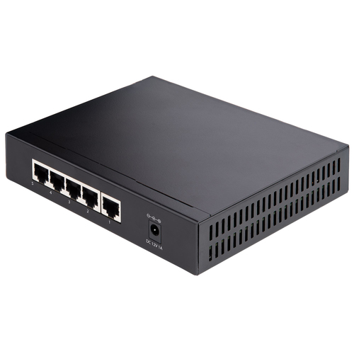 StarTech.com DS52000 network switch 2.5G Ethernet (100/1000/2500) Black - Image 2
