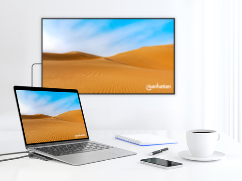 Manhattan 190305 laptop dock/port replicator Wired USB 3.2 Gen 1 (3.1 Gen 1) Type-C Silver - Image 9