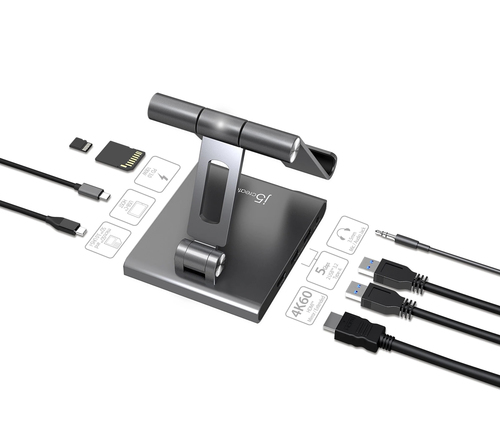 j5create JTS224 Tablet stand Grey - Image 4