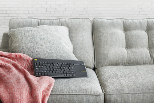 Logitech K400 Plus Tv keyboard Home RF Wireless QWERTY Spanish Black - Image 2