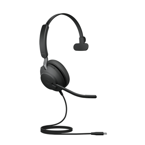 Jabra Evolve2 40 SE Headset Wired Head-band Calls/Music USB Type-C Black - Image 2