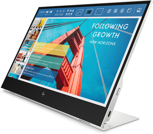 HP E-Series E14 G4 computer monitor 35.6 cm (14") 1920 x 1080 pixels Full HD LED White - Image 2