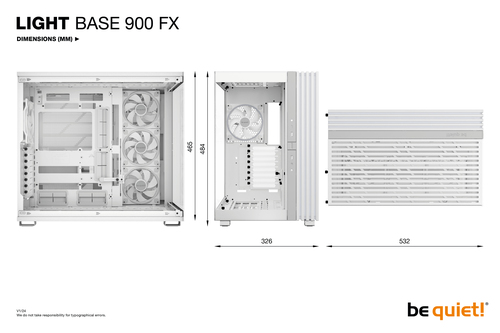 be quiet! LIGHT BASE 900 FX White Full Tower - Image 10