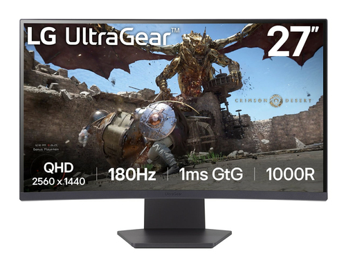 LG 27GS60QC-B computer monitor 68.6 cm (27") 2560 x 1440 pixels Quad HD LCD Black - Image 2