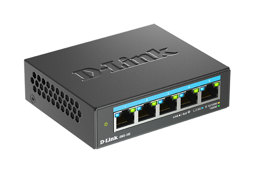 D-Link 5-Port Multi-Gigabit Unmanaged Switch 2.5G Ethernet (100/1000/2500)